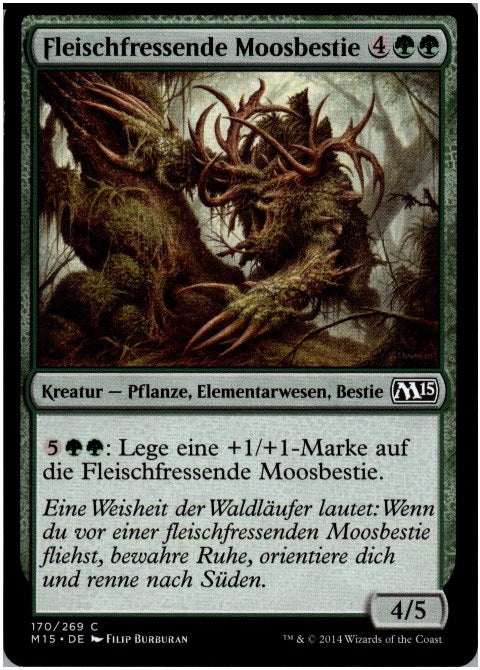 Fleischfressende Moosbestie (Magic 2015)