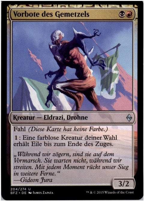 Vorbote des Gemetzels (Battle for Zendikar)