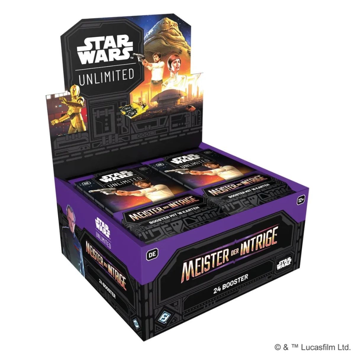 Star Wars: Unlimited Meister der Intrige Booster Display 24 Packs