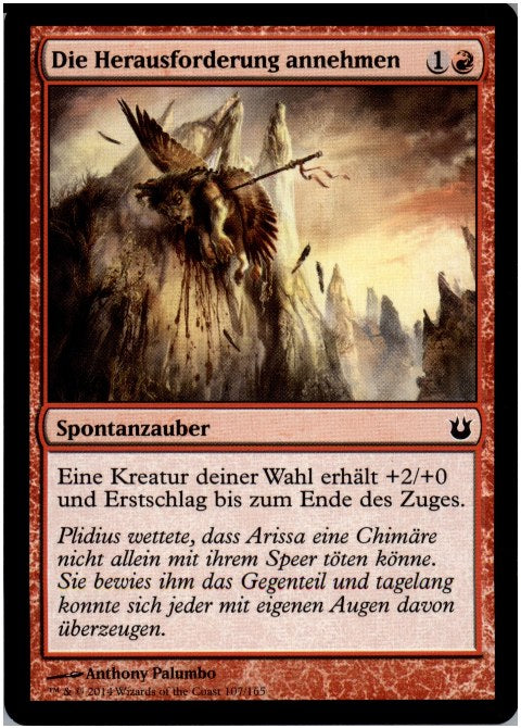 Die Herausforderung annehmen (Born of the Gods)