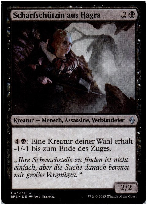 Scharfschützin aus Hagra (Battle for Zendikar)