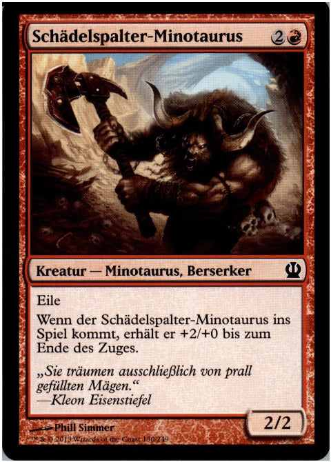 Schädelspalter-Minotaurus (Theros)