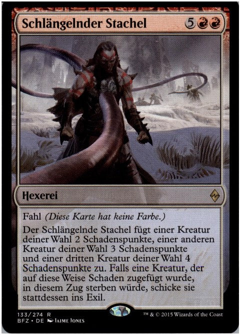 Schlängelnder Stachel (Battle for Zendikar)