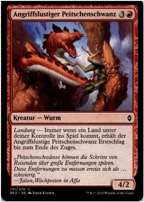 Angriffslustiger Peitschenschwanz (Battle for Zendikar)