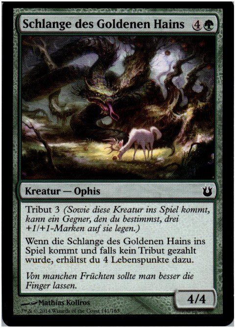 Schlange des Goldenen Hains (Born of the Gods)