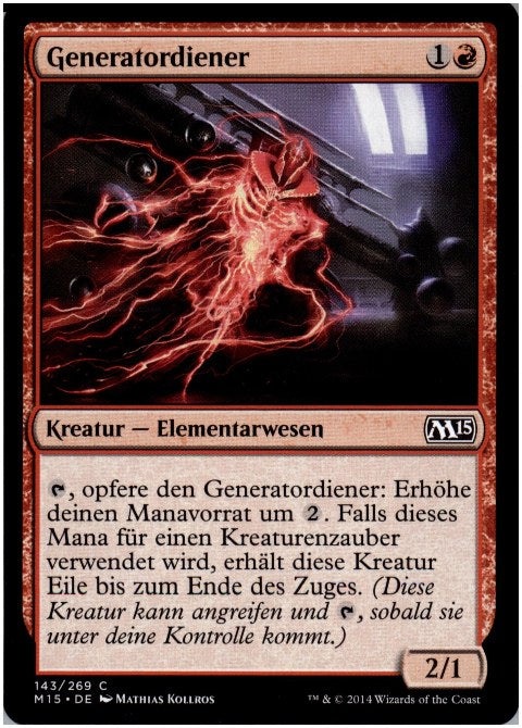 Generatordiener (Magic 2015)