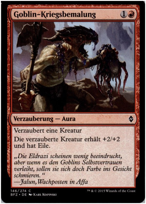 Goblin-Kriegsbemalung (Battle for Zendikar)