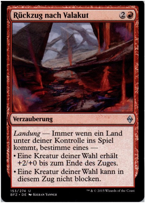 Rückzug nach Valakut (Battle for Zendikar)