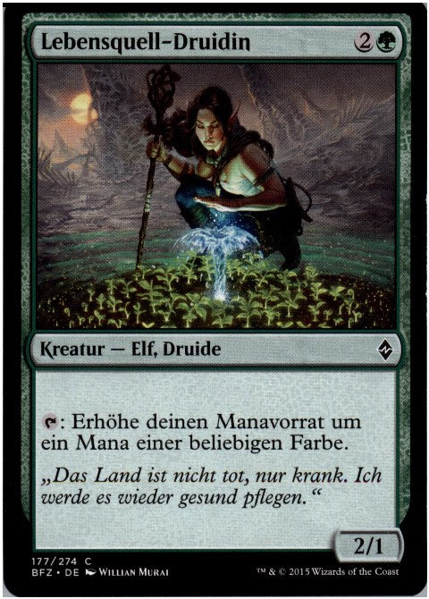 Lebensquell-Druidin (Battle for Zendikar)